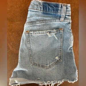 Worn a few times. Size 28 curve love high rise mom shorts. Super cute fit!